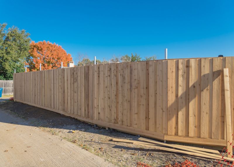 Wooden Fence Installation